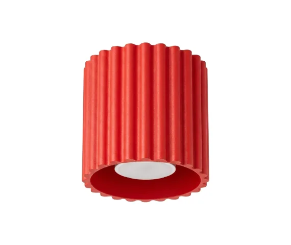 Oprawa natynkowa AURA 1 GU10 SL.2418 oprawa w kolorze czerwonym Sollux Lighting
