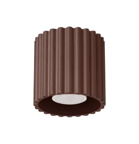 Oprawa natynkowa AURA 1 GU10 SL.2423 oprawa w kolorze brązowym Sollux Lighting