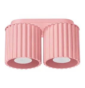 Lampa sufitowa AURA 2 GU10 SL.2404 oprawa w kolorze różowym Sollux Lighting