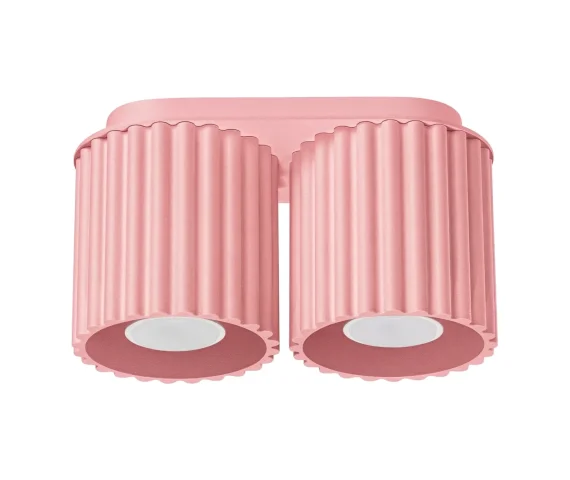 Lampa sufitowa AURA 2 GU10 SL.2404 oprawa w kolorze różowym Sollux Lighting