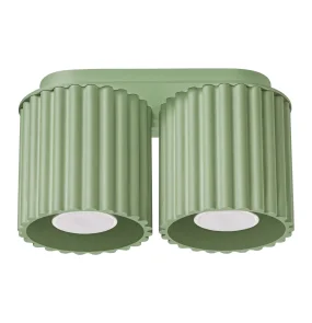 Lampa sufitowa AURA 2 GU10 SL.2409 oprawa w kolorze szałwiowym Sollux Lighting