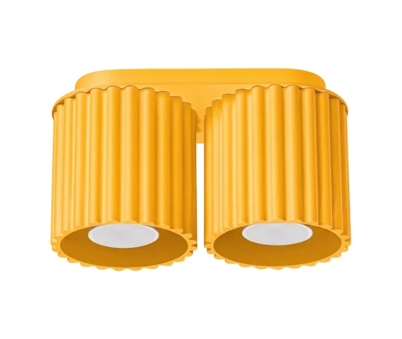 Lampa sufitowa AURA 2 GU10 SL.2414 oprawa w kolorze żółtym Sollux Lighting