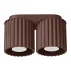 Lampa sufitowa AURA 2 GU10 SL.2424 oprawa w kolorze brązowym Sollux Lighting