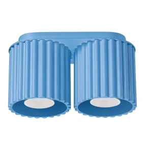 Lampa sufitowa AURA 2 GU10 SL.2429 oprawa w kolorze błękitnym Sollux Lighting