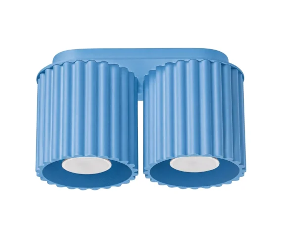 Lampa sufitowa AURA 2 GU10 SL.2429 oprawa w kolorze błękitnym Sollux Lighting