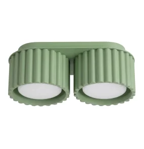 Lampa sufitowa AURA 2 GX53 SL.2412 oprawa w kolorze szałwiowym Sollux Lighting