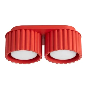 Lampa sufitowa AURA 2 GX53 SL.2422 oprawa w kolorze czerwonym Sollux Lighting