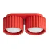 Lampa sufitowa AURA 2 GX53 SL.2422 oprawa w kolorze czerwonym Sollux Lighting