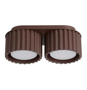 Lampa sufitowa AURA 2 GX53 SL.2427 oprawa w kolorze brązowym Sollux Lighting