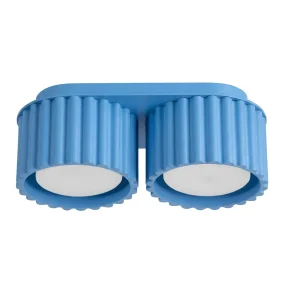 Lampa sufitowa AURA 2 GX53 SL.2432 oprawa w kolorze błękitnym Sollux Lighting