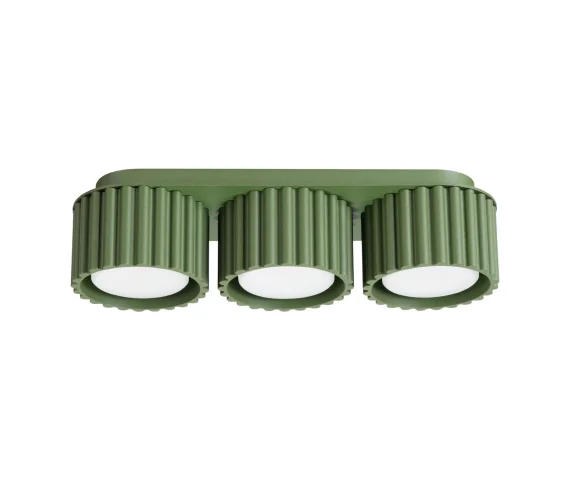 Lampa sufitowa AURA 3 GX53 SL.2631 oprawa w kolorze oliwkowym Sollux Lighting