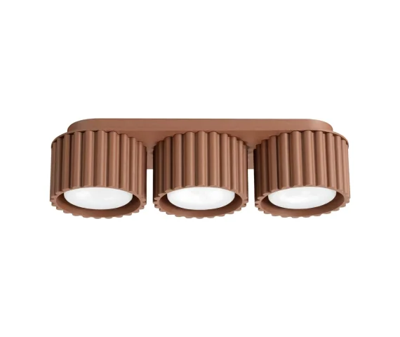 Lampa sufitowa AURA 3 GX53 SL.2633 oprawa w kolorze mocca Sollux Lighting