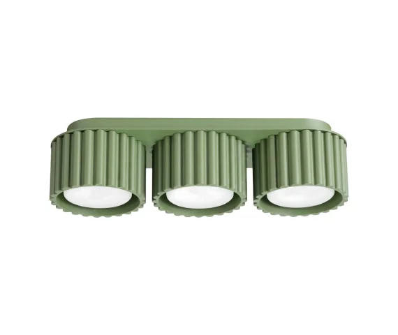 Lampa sufitowa AURA 3 GX53 SL.2639 oprawa w kolorze szałwiowym Sollux Lighting