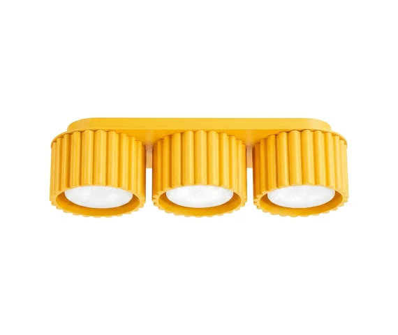 Lampa sufitowa AURA 3 GX53 SL.2640 oprawa w kolorze żółtym Sollux Lighting