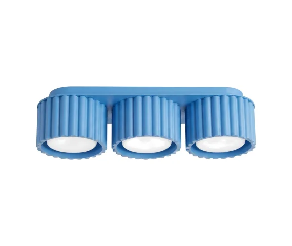 Lampa sufitowa AURA 3 GX53 SL.2643 oprawa w kolorze błękitnym Sollux Lighting
