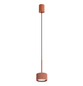 Lampa wisząca AURA 1 GX53 SL.2680 oprawa w kolorze ochry czerwonej Sollux Lighting