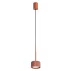 Lampa wisząca AURA 1 GX53 SL.2680 oprawa w kolorze ochry czerwonej Sollux Lighting