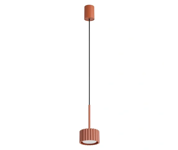 Lampa wisząca AURA 1 GX53 SL.2680 oprawa w kolorze ochry czerwonej Sollux Lighting