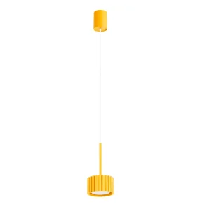 Lampa wisząca AURA 1 GX53 SL.2688 oprawa w kolorze żółtym Sollux Lighting
