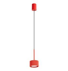 Lampa wisząca AURA 1 GX53 SL.2689 oprawa w kolorze czerwonym Sollux Lighting