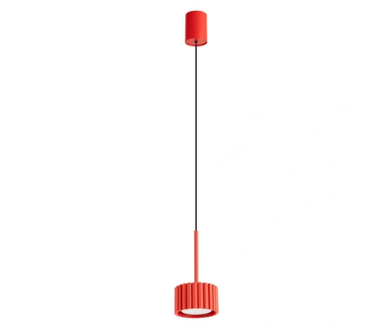 Lampa wisząca AURA 1 GX53 SL.2689 oprawa w kolorze czerwonym Sollux Lighting