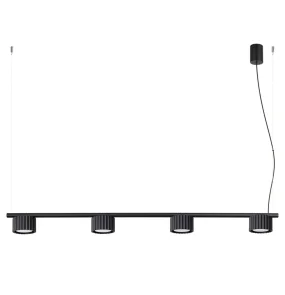 Lampa wisząca AURA 4 GX53 SL.2696 oprawa w kolorze czarnym Sollux Lighting
