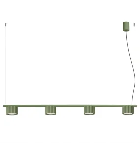 Lampa wisząca AURA 4 GX53 SL.2698 oprawa w kolorze oliwkowym Sollux Lighting