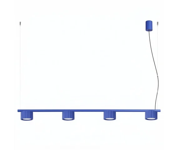 Lampa wisząca AURA 4 GX53 SL.2701 oprawa w kolorze ultramaryna Sollux Lighting