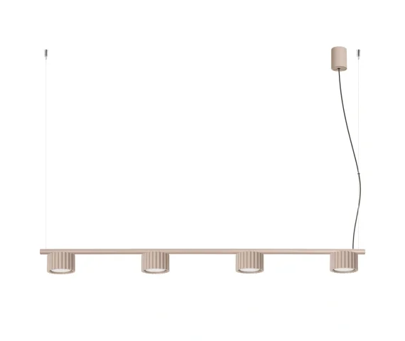 Lampa wisząca AURA 4 GX53 SL.2702 oprawa w kolorze taupe Sollux Lighting