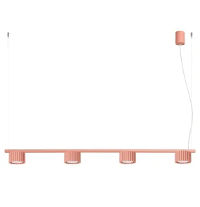 Lampa wisząca AURA 4 GX53 SL.2704 oprawa w kolorze brzoskwiniowym Sollux Lighting