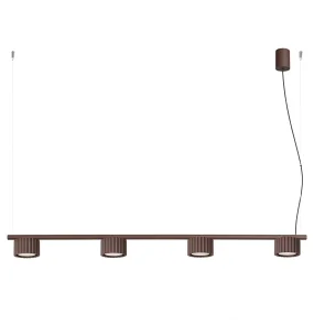Lampa wisząca AURA 4 GX53 SL.2709 oprawa w kolorze brązowym Sollux Lighting