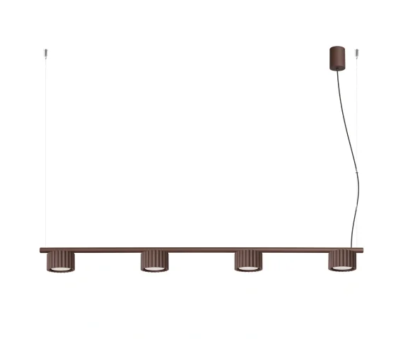 Lampa wisząca AURA 4 GX53 SL.2709 oprawa w kolorze brązowym Sollux Lighting