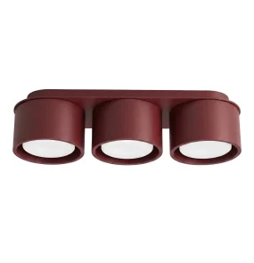 Lampa sufitowa MODO 3 GX53 SL.2456 oprawa w kolorze burgundowym Sollux Lighting