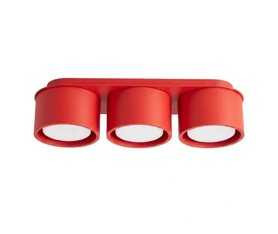 Lampa sufitowa MODO 3 GX53 SL.2480 oprawa w kolorze czerwonym Sollux Lighting