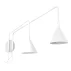 Kinkiet podwójny NOX SL.2506 oprawa w kolorze białym SOLLUX LIGHTING