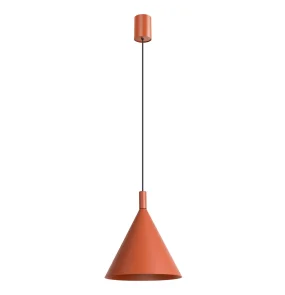 Lampa wisząca NOX SL.2526 oprawa w kolorze ochry czerwonej SOLLUX LIGHTING