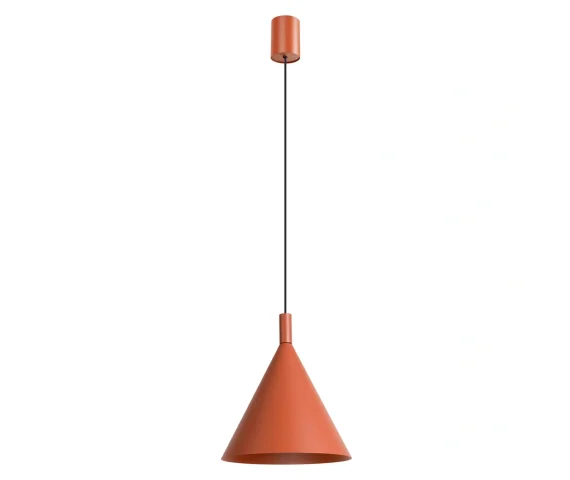 Lampa wisząca NOX SL.2526 oprawa w kolorze ochry czerwonej SOLLUX LIGHTING