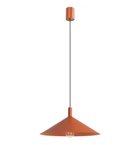 Lampa wisząca NOX SL.2541 oprawa w kolorze ochry czerwonej SOLLUX LIGHTING