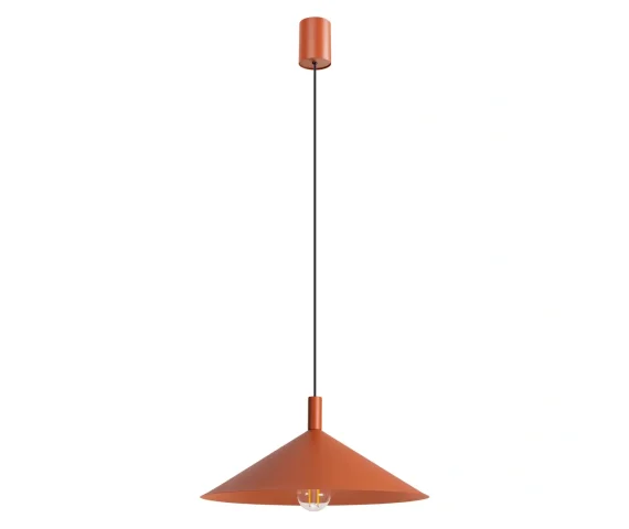 Lampa wisząca NOX SL.2541 oprawa w kolorze ochry czerwonej SOLLUX LIGHTING