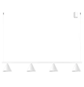 Lampa wisząca NOX 4L SL.2551 oprawa w kolorze białym Sollux Lighting