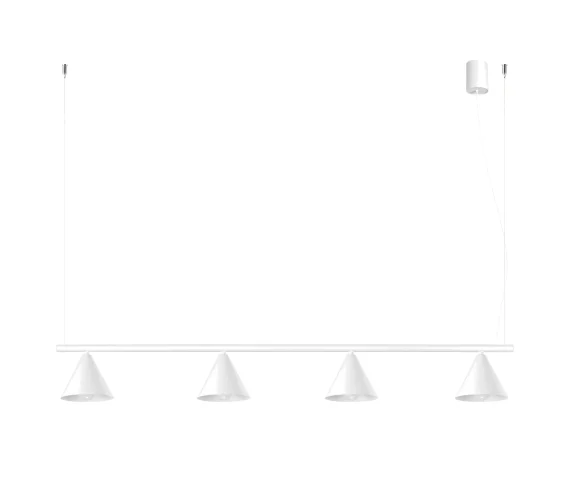 Lampa wisząca NOX 4L SL.2551 oprawa w kolorze białym Sollux Lighting