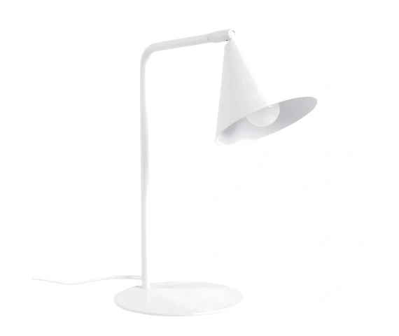 Lampa stołowa NOX SL.2566 oprawa w kolorze białym SOLLUX LIGHTING