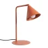 Lampa stołowa NOX SL.2571 oprawa w kolorze ochry czerwonej SOLLUX LIGHTING
