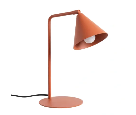 Lampa stołowa NOX SL.2571 oprawa w kolorze ochry czerwonej SOLLUX LIGHTING