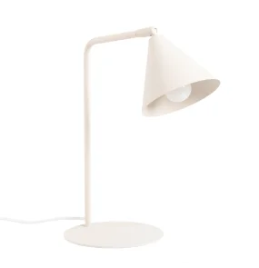 Lampa stołowa NOX SL.2569 oprawa w kolorze beżowym SOLLUX LIGHTING