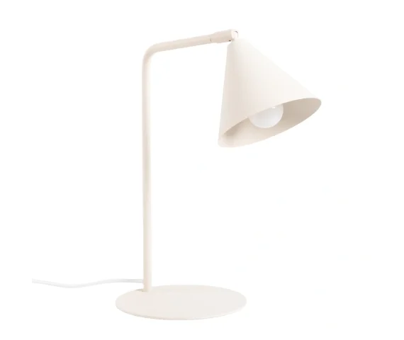 Lampa stołowa NOX SL.2569 oprawa w kolorze beżowym SOLLUX LIGHTING