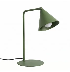 Lampa stołowa NOX SL.2570 oprawa w kolorze oliwkowym SOLLUX LIGHTING