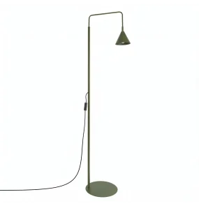 Lampa podłogowa NOX SL.2585 oprawa w kolorze oliwkowym SOLLUX LIGHTING