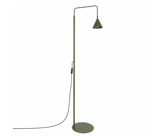 Lampa podłogowa NOX SL.2585 oprawa w kolorze oliwkowym SOLLUX LIGHTING