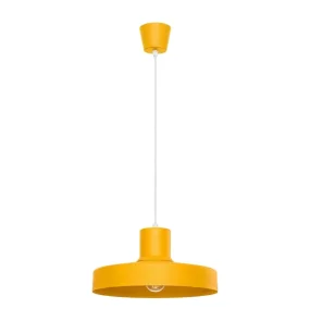 Lampa wisząca BILO SL.2056 oprawa w kolorze żółtym SOLLUX LIGHTING